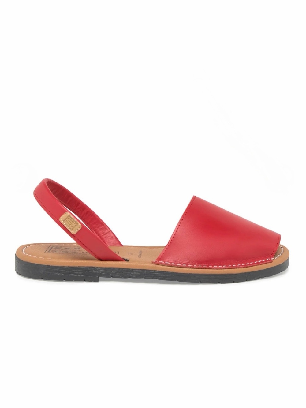 Handmade the brand Women’s Menorquina Ruby Flat Slingback Leather Sandals